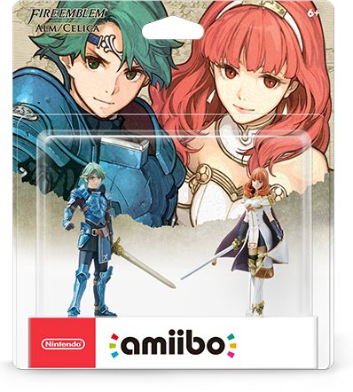 Alm and Celica amiibo